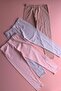 Nutelis |   3-Piece Girls' Cotton Long Leggings Soft Flexible Breathable for Daily Use