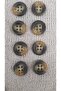 Polyester Button 15 mm 8 Pieces
