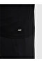 Black Slim Fit 100% Cotton Crew Neck Lycra Basic T-Shirt 50321129-Vr046 - 6