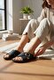 Square Buckle Cross Strap - Summer Ergonomic Women's Slippers - 6140