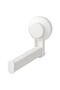 White Color Toilet Paper Holder with Suction Cup and Adhesive (Can Be Removed and Reinstalled) - 2