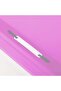 12Pcs Clear File Fasteners with Clip, A4 Plastic File Folders for Documents, Presentation Project Folders, Pink - 4