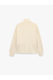 Modal Fabric Long Sleeve Waist-Tied Jacket with Pockets and Zipper, Stand-Up Collar - 7