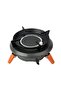 Portable Camping Gas Stove with Remote Hose, Foldable Legs, Piezo Ignition for Outdoor Cooking