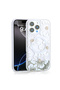 iPhone 12 Case Liquid Glitter Patterned Magsafe Camera Raised Silicone Brsa - 5