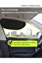 Foldable Car Window Shades – 2 Pack for Driver & Passenger Side | Blackout Static Cling | Blocks UVA/UVB & Glare | Easy On/Off | for Daily Driving & Travel - 2