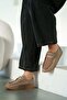 Casper women's lace-up genuine suede leather casual shoes - mink - 4