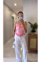 Lave Pink Flounce Corset Blouse - 2
