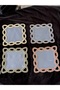 6 Pieces Special Stone Embroidered Mixed Color Cocktail Coffee Yaniu Presentation Napkins - 2