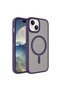 iPhone 15 Case Magsafe Supported Camera Raised Matte Anti-Fingerprint Silicone Tkng