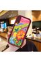 Samsung Galaxy A30S Compatible Case Camera Protector Claret Red Silicone Couple Phone Case Butterfly Pattern