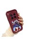 Vivo X300 Pro Compatible Case Camera Protector Claret Red Silicone Couple Phone Case Cat Pattern - 2