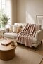 Lux Premium Quality Shiny Chenille Sofa Cover Mink - 175 cm X 210 cm - 4