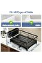 Compact Kitchen Counter Dish Drying Rack Black Rust Resistant Dish Drainer With Utensil Holder Space Efficient Small Dish Drying Rack - 3
