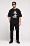Unisex Oversize Messi T-Shirt Goat Messi Printed Black T-Shirt Front Printed Cotton Crew Neck Short Sleeve Summer T-Shirt - 2