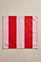 Rose Stripe Red Rose 6-Piece Napkin Set
