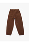 Cotton Loose Fit Pocketed Balloon Fit Pants - 6