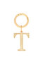 Women's Charm Alphabet Name T (Gold)