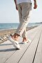 White Daily Balcony Garden Pool Beach Slippers Unisex Slippers - 2