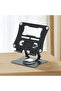 G68 360 °   Rotatable Metal Desktop Laptop Stand Black - 2