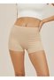Women's Solid Color Lycra 95% Cotton Flexible Comfortable Boxer Shorts Leggings - 2