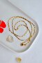 Steel Sparkling Thin Chain Necklace 45 cm - 2