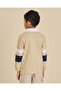 Boys Beige Paneled Rugby Polo - 3