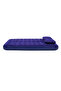 XL Air Mattress Set, Hand Pump, 2 Pillows, 203x152x22cm, 200kg, Navy - 4