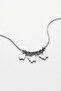 Triple Butterfly Figured Anklet with Ball Detail - Elegant Minimalist Anklet - 2