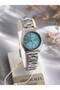 Blue Dial Silver Strap Stylish Watch