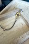 Sailor King Rudder Compass Figured Silver Gold Detailed Men's Steel Bracelet Premium Sailor Model - 6