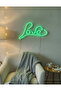 Love Yazılı LED Neon Duvar Tablosu | Yeşil Aydınlatmalı Modern Dekor | Yatak Odası - 4