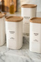 12-Piece Wooden Look Spice Jar Set with Labels and Leak-Proof Lids 350 ml - 2