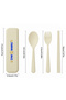 Insulated Mini Foodjar For Hot-and-Cold Food Container with Carry Handle and Travel Flatware Kit - 8