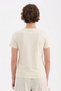 Women's 100% Cotton T-Shirt with Bead Embroidery Detail on the Front - 2