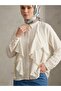 Ruffle Detail Tunic-Ecru - 2