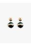 Multicolored Steel Mixed Dangle Globe Earrings - X Melis Ağazat