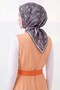 Soft Scarf Rûmi Black-Grey 90X90 - 2