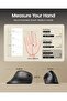 Ergonomic Mouse, EM11 NL Wireless Vertical Mouse, Ergo Mouse with Multi-Device, USB-C Rechargeable Mice for Windows, Mac OS, PC/Notebook/Laptop Red - 4