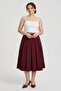 Women Square Neck Sleeveless Plain Crop Top, White - 2