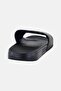 Kids Boy Golden Bulls Logo Slip On Slides, Black - 3