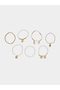 Set Of 7 - Beaded Anklet