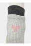 Pack of 5 - Girls Twofer-Cuff Style Rib Socks - 7