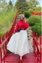 Faya Girls X Red Voile Linen Crush Blouse - 2