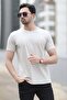 Men's crew neck ribbed cotton t-shirt