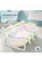 Tubby Foldable Baby Bath Tub for 0-5 Years | Portable Infant Bathtub with Temp Meter - (BEIGE) - 5