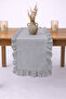 Firfirli Gray Runner, Decorative Small Size 40X110 cm - 2