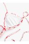 Ruffled Crab Print Gingham Triangle Bikini Top - 2