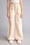 Cotton Wide Leg Elastic Banded Gabardine Trousers for Girls I1704A826Au - 3