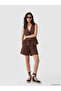 Quality Pieces from Çelebi Store Polka Dot Tie-Up Linen Blend Women's Vest - 2